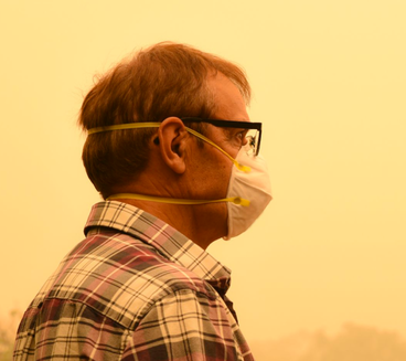 Purchase a N95 mask Consider purchasing a few particulate respiratory masks to wear outside when needed.