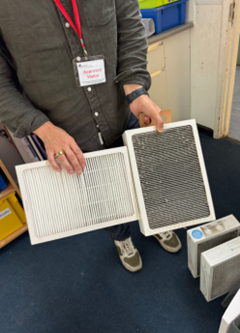 the difference between a new filter and one that has been used for a full school year