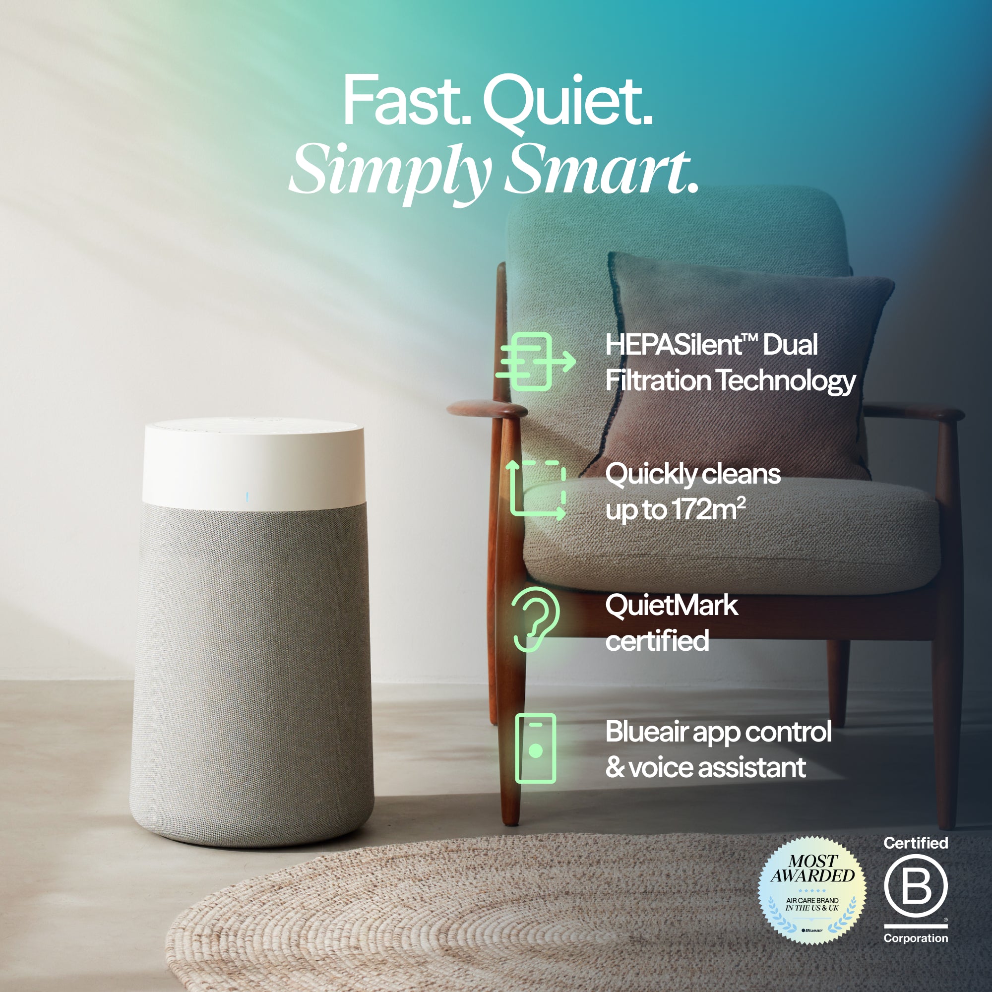 Blue Max 3350i | Air purifier for up to 86 m² | Blueair – Blueair UK