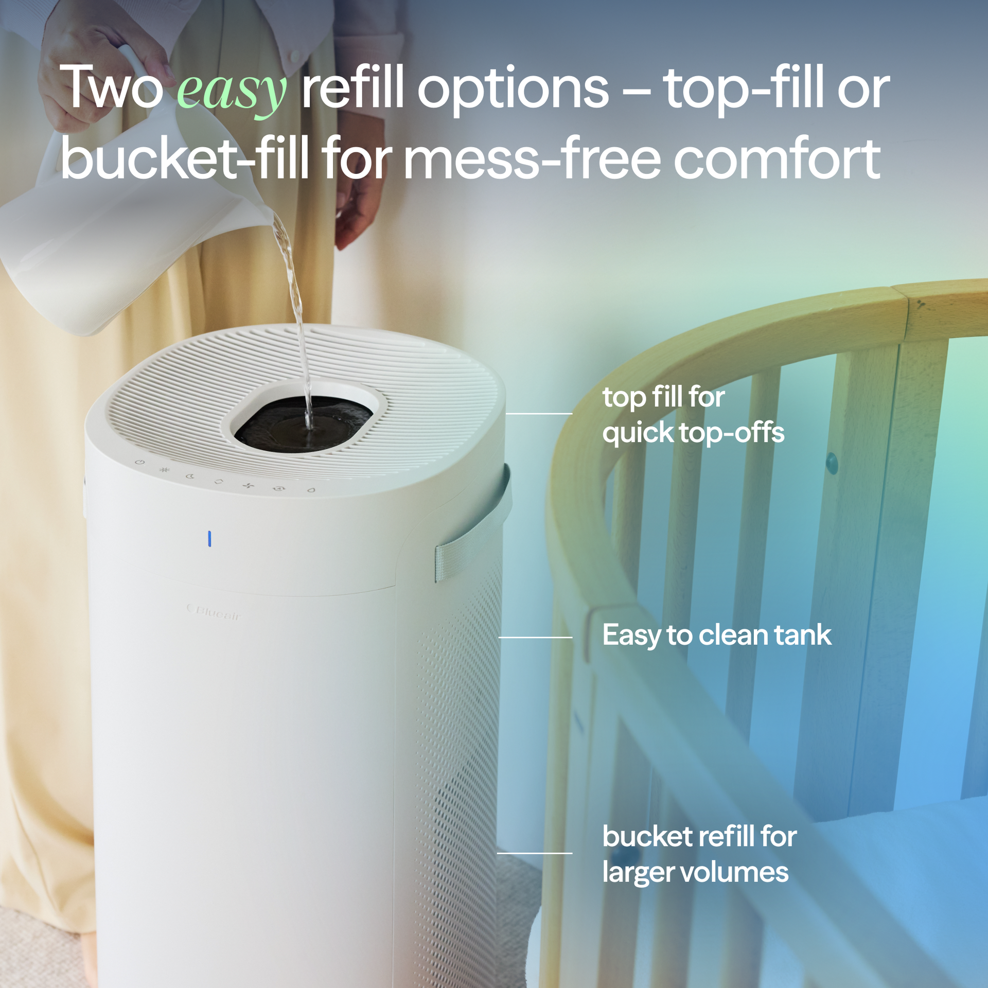2-in-1 Purify + Humidify