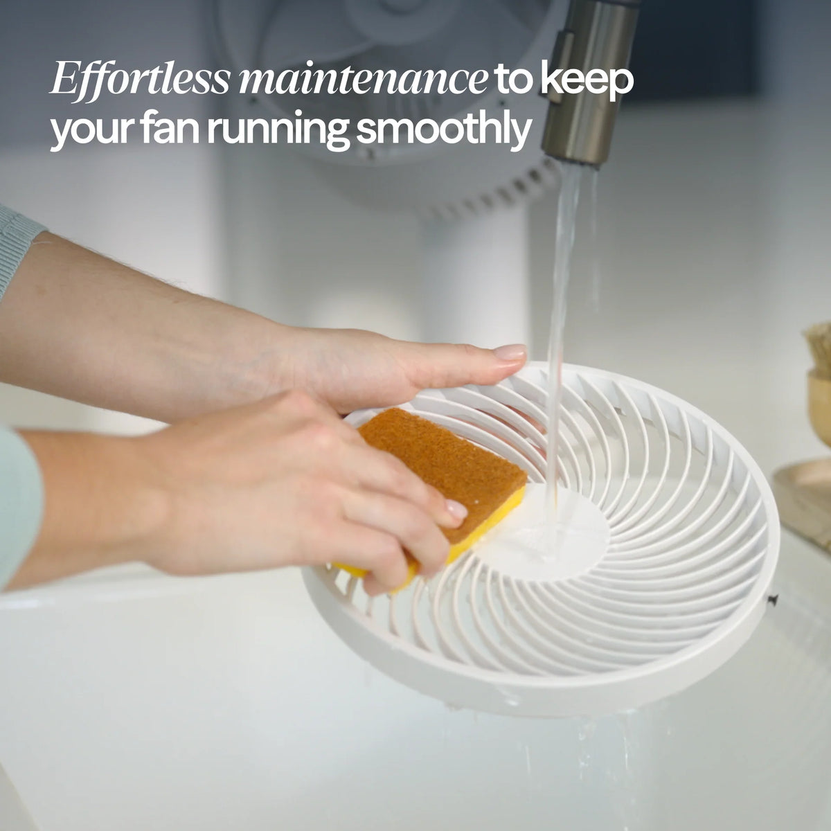 CoolDrift™ Air Circulator Fan - Cloud Linen