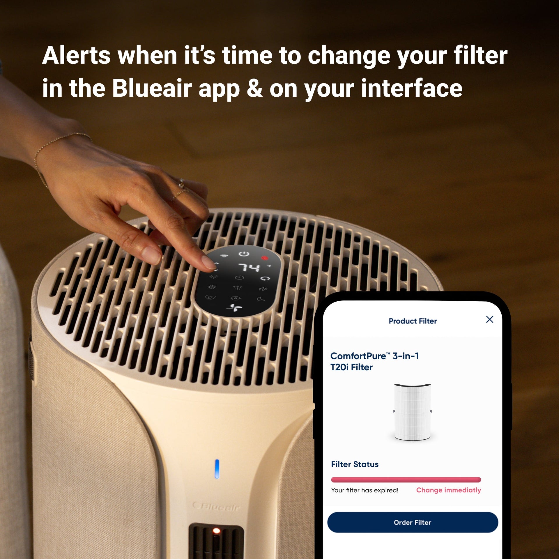 ComfortPure™ 3-in-1 T20i Replacement Filter
